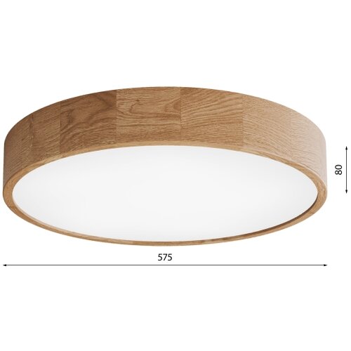  plafonsko svetlo cleo 5xE27/24W/230V prečnik 57,5 cm hrast Slike