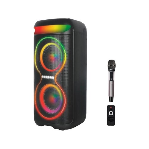 XO bluetooth speaker + karaoke mic F70 rgb black 40W Cene