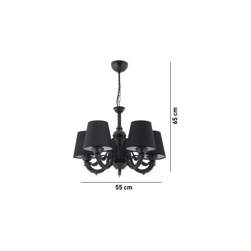 Opviq Luster Fiona, 15x10x13cm, IP20, Crna Slike