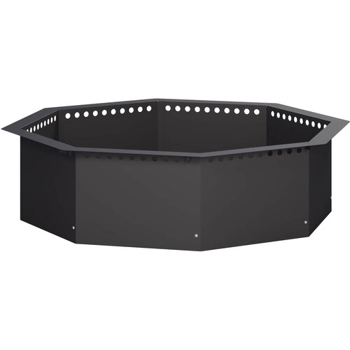  Prsten za vatru Crna 80 x 80 x 25 cm Čelik Cijene
