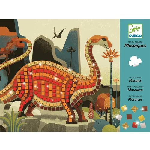Djeco Ustvarjalni set za otroke Glitter Dinosaurs