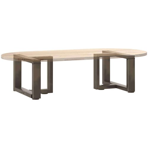  Noge za stolić T-oblika 2 kom prirodni čelik 50x25x(30-31)cm Slike