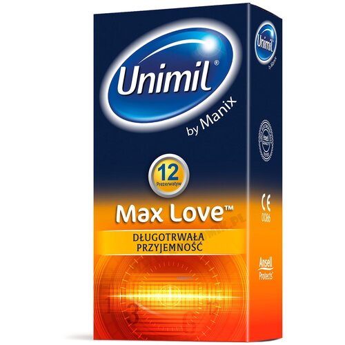 Ansell/Mates Unimil Max Love 12 pack Slike