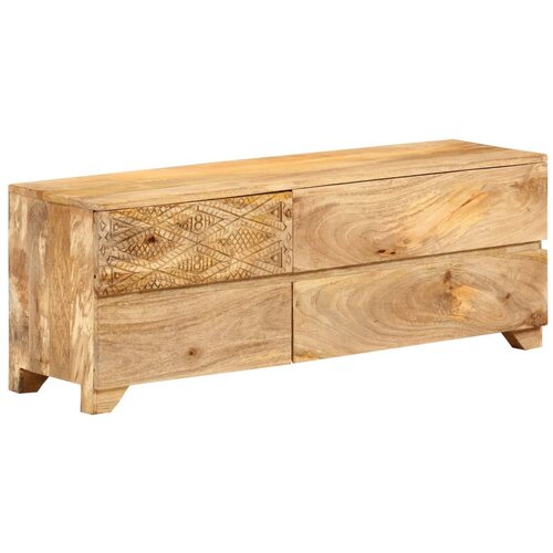 Maison Chic TV omarica - TV stojalo - Televizijska omarica iz trdnega mangovega lesa 110x30x40 cm, (21698846) Cene