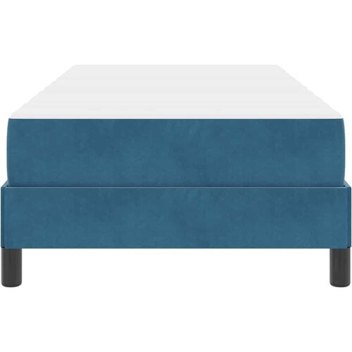  Boxspring krevet s madracem Tamno plava 90 x 190 cm Bar&amp;scaron;un Slike