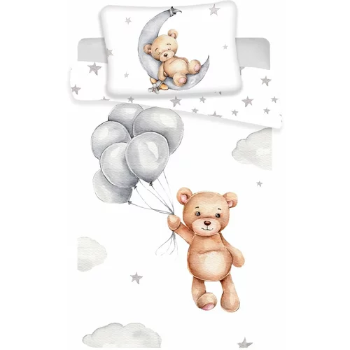 Jerry Fabrics Bombažna otroška posteljnina za otroško posteljico 100x135 cm Teddy Bear –