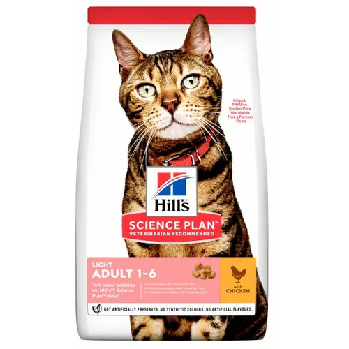  Hill's™ Science Plan™ Mačka Adult Light s Piletinom, 1,5 kg
