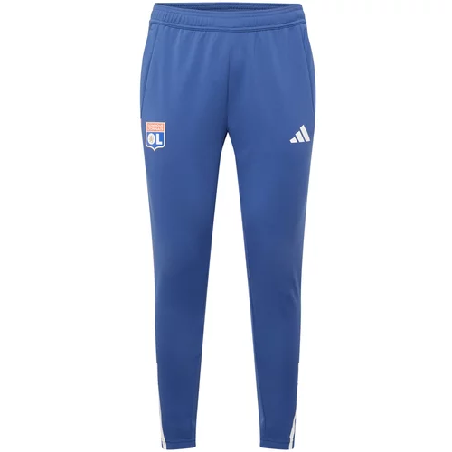 Adidas Športne hlače 'Olympique Lyon Tiro 23' marine / roza / bela