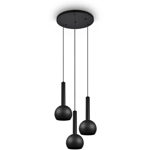 CINQUE Črna viseča svetilka ø 52 cm Ciliana – Cene