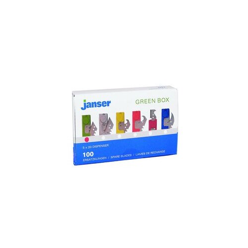 Janser 262035500 set kukastih i ravnih skalpela 50 mm Cene