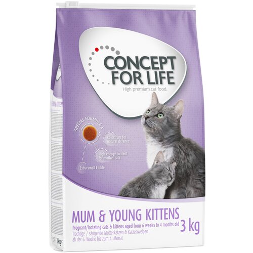 Concept for Life Mum & Young Kittens - poboljšana receptura! - 3 kg Cijene