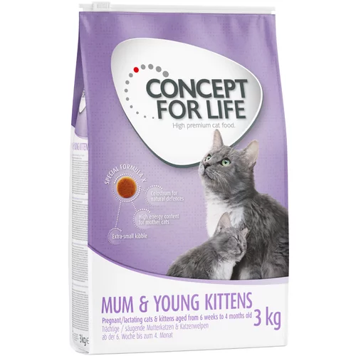 Concept for Life Mum & Young Kittens - poboljšana receptura! - 3 kg