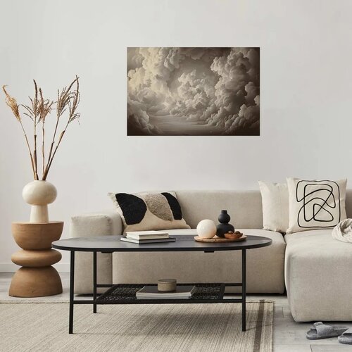  Plakat Whisper of Illuminated Clouds: Soft Light Play in the Sky Theater 42x29.7 Cene