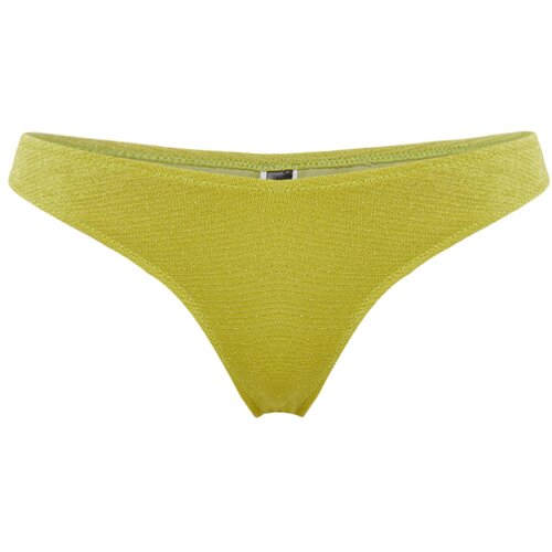 Trendyol Bikini Bottom - Green - Plain Cene
