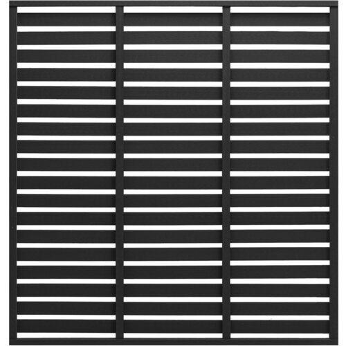 vidaXL ograjni panel wpc 180x180 cm črn Cene