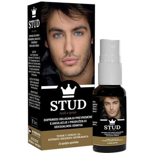 PP PRODUCTS stud - sprej za odlaganje prevremene ejakulacije i produženje seksualnog odnosa, 30 ml Slike