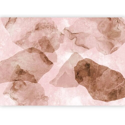  Foto tapeta - Pink terrazzo - minimalist background in marble watercolour pattern 100x70 Premium Slike