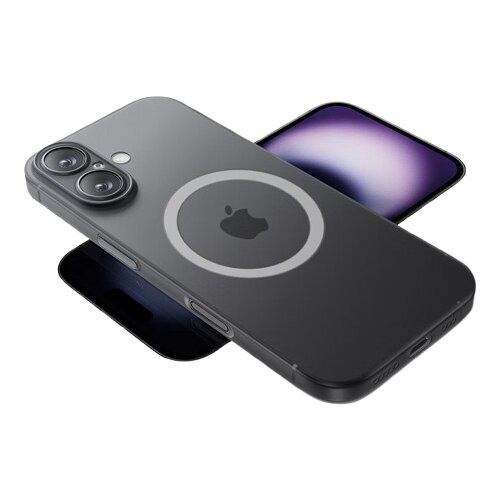  Mofei Maska za mobilni telefon iPhone 16 Plus / iPhone 16 Pro Max, Providno-Crna Cene