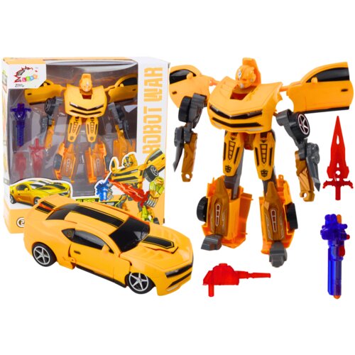  Auto-Robot Transformation Sporty - žuti Slike