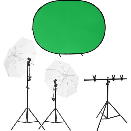 VidaXL Komplet za foto studio z lučmi in ozadjem, (21023052) Slike