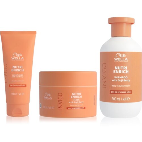 Wella Professionals Invigo Nutri-Enrich set za suhe in po&scaron;kodovane lase 3 kos Cene