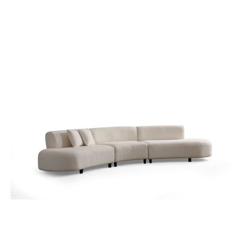Atelier Del Sofa Kutna sofa Pars Krem, 100x70x390 cm, Bež Slike