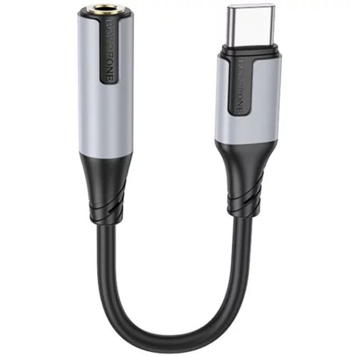 USB audio adapter Type-C to 3.5mm BOROFONE BV19 Creator digital audio converter black