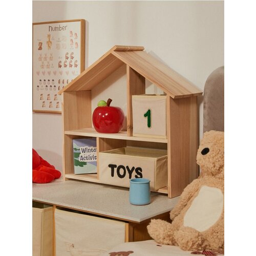 Sinsay Drvena polica u obliku kućice Slike