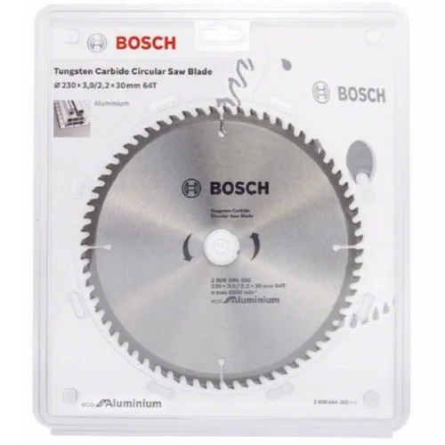 Bosch PROFESSIONAL list za aluminjasto krožno žago Eco EC AL H 230x30-64, 1 kos, 2608644392