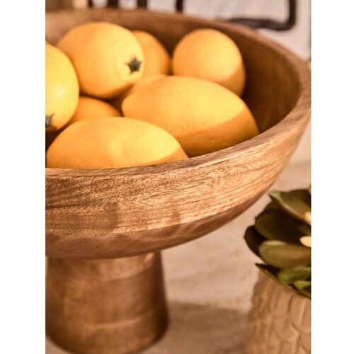 Premier Housewares Lesena skleda v naravni barvi &amp;oslash; 27 cm Kara &amp;ndash; Slike