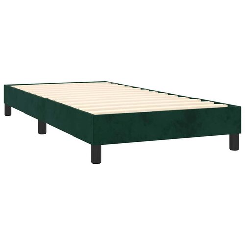 Box spring krevet s madracem tamnozeleni 100x200 cm bar&amp;scaron;unasti Slike