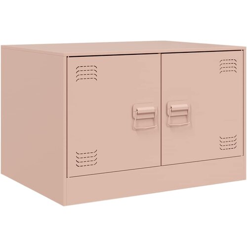 Maison Chic Stolić za kavu ružičasti 67 x 50 x 44 cm čelični Cijene