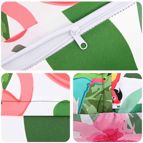  Presvlaka za jastuk 2 pcs HEERLEN Crna &amp;Oslash; 50 cm Poliester Slike