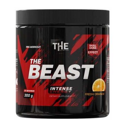 The Nutrition the beast pre workout 300g narandža Slike