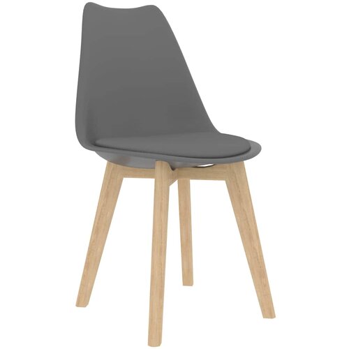 Maison Chic Jedilni stoli - Vzorci stoli 2 kosa siva plastika A435, (22032124) Slike