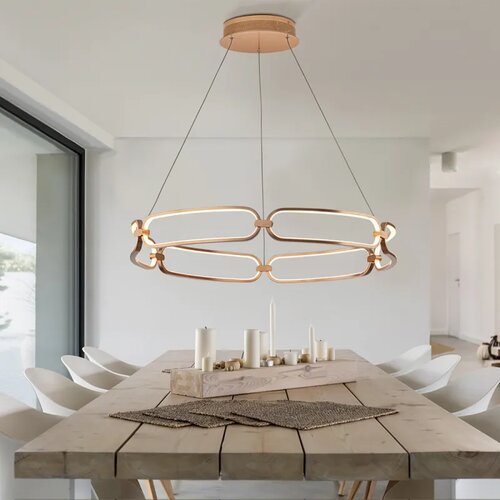 Schuller LED dimabilna visilica Colette rose gold Slike