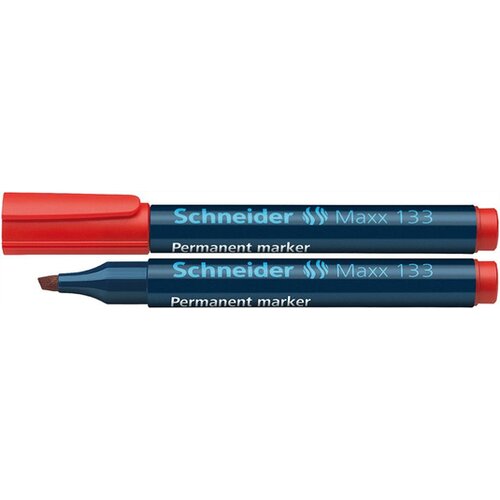 Schneider Flomaster , permanent marker, Maxx 133, 1-4 mm, crveni Slike