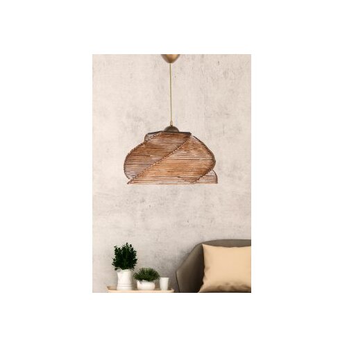 Opviq Visilica OVALE antique drvo/ imitacija bambusa, 36 x 36 cm, visina 65 cm, E27 45-60 W, Pentagone - Antiquation Cijene