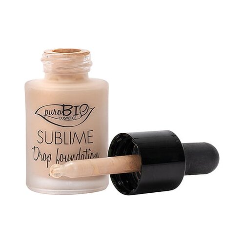 PuroBIO cosmetics sublime Drop Foundation podlaga - 01 Slike