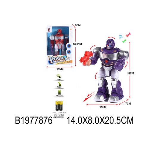  Robot na baterije sa zvukom i svetlom ( 787608-K ) Slike
