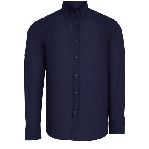 Dewberry G721 MENS SHIRT-PLAIN NAVY BLUE Slike