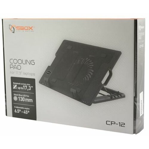  Podloga za prenosnik 1x ventilator 13x13cm SBOX - 17,3&quot; Cene