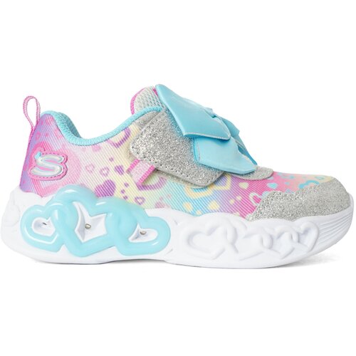 Skechers Patike za bebe Infinite Heart Lights, Šarene Slike