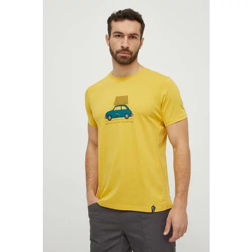 La Sportiva Majica kratkih rukava Cinquecento za muškarce, boja: žuta, s tiskom, N55735735