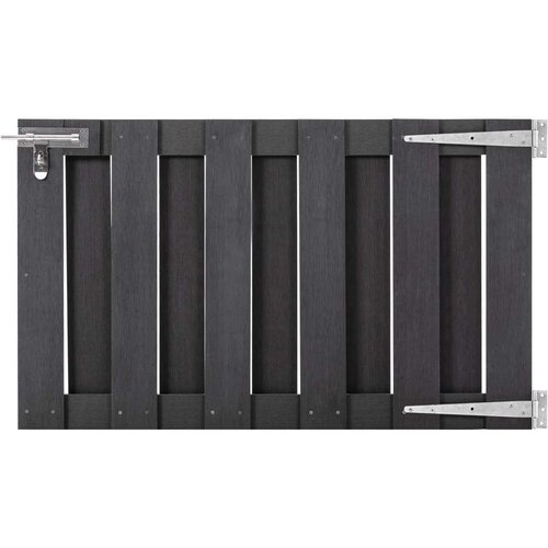 vidaXL vrtna vrata od wpc-a 100 x 60 cm siva Cene
