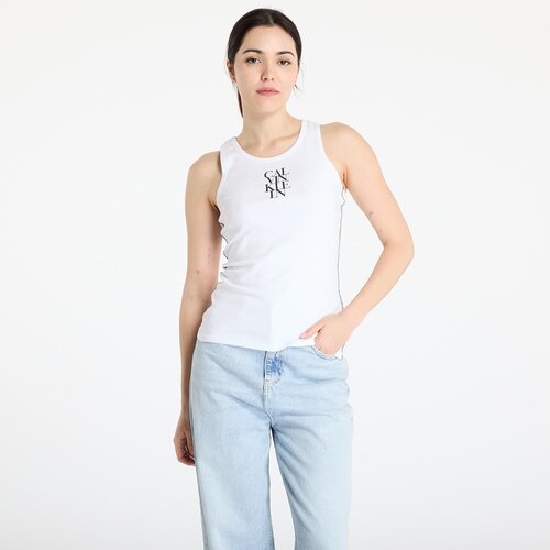 Calvin Klein Majica s tankom Jeans Sl Cotton Rib Solid Tank Top White XS Cene