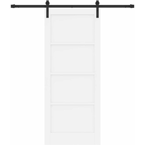  Klizna vrata Bijela i crna 83 x 202 cm Masivna borovina Slike