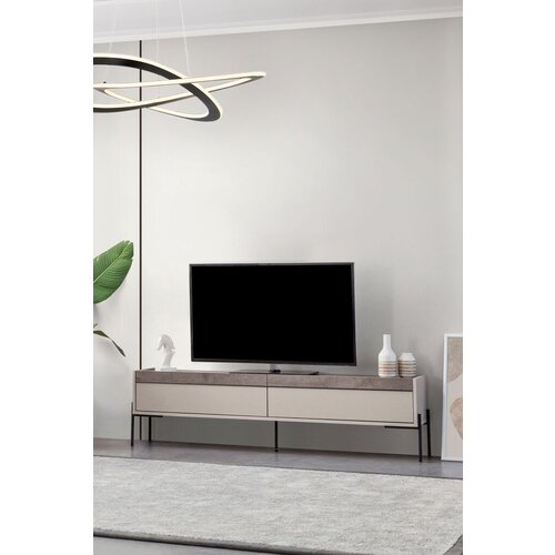 Hanah home TV komoda Beskar, 177x47x32.7 cm, Bež Cene