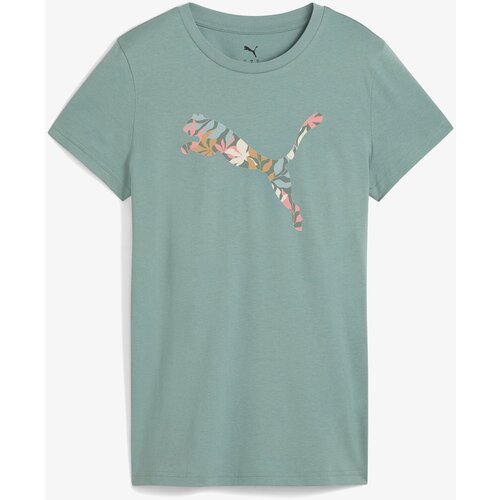 Puma Majica GRAPHICS Floral Cat Logo Tee Cene