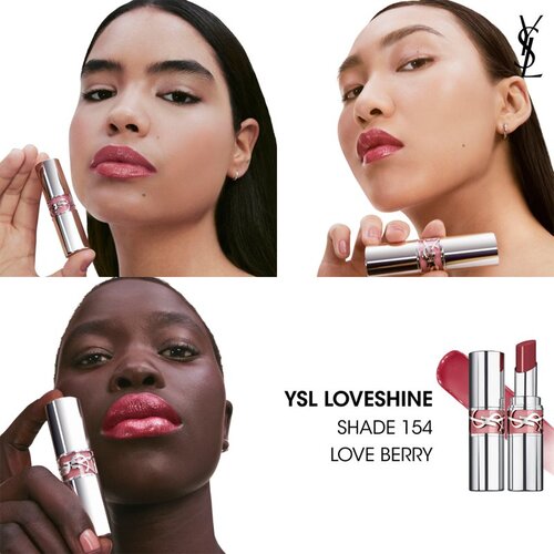 Yves Saint Laurent Loveshine Lip Oil Stick vlažilna sijoča &amp;scaron;minka za ženske 154 Love Berry 3,2 g Slike
